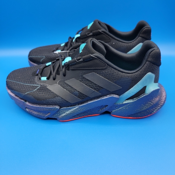 Adidas X900L4 M Men's Running Shoe Size 9 Black Blue Reflective Gym Walking New